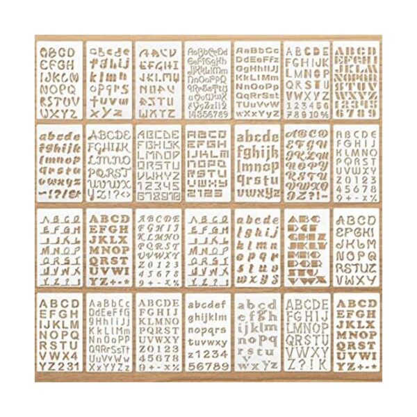 28 plantillas de letras y números plantillas de letras de