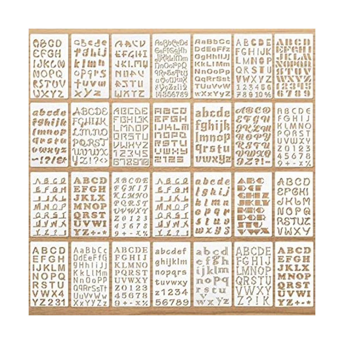 28 plantillas de letras y números plantillas de letras de