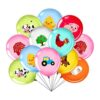36 globos de animales de granja de 12 pulgadas globos de_1