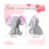 Zomiboo 3 piezas de elefante de peluche de elefante de 8_2