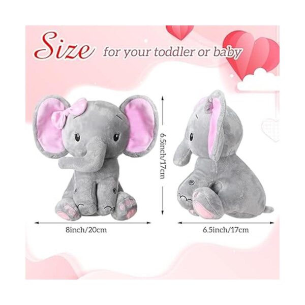 Zomiboo 3 piezas de elefante de peluche de elefante de 8_2