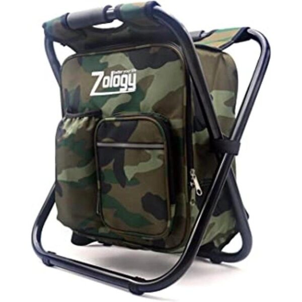 Zology Mochila plegable para silla de camping con bolsa de_1
