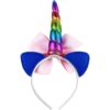 boqopod Diadema de unicornio de lentejuelas para