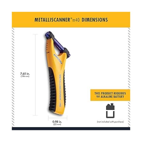 Zircon MetalliScanner m40 Detector de metales electrónico_6