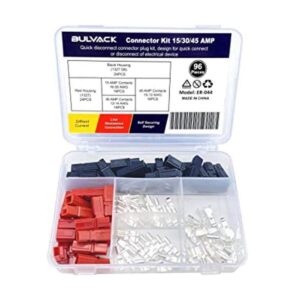 BULVACK Kit surtido de conectores de alimentación de_1