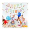 ZoZac Banner y decoraciones de feliz cumpleaños