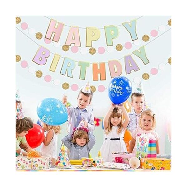 ZoZac Banner y decoraciones de feliz cumpleaños