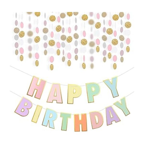 ZoZac Banner y decoraciones de feliz cumpleaños