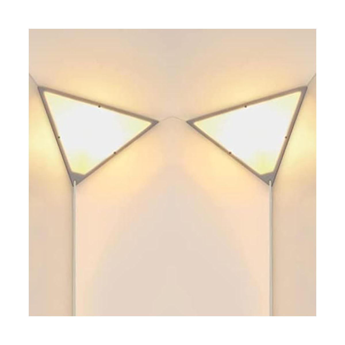 Zlierop Luces de esquina para sala de estar 2 luces de