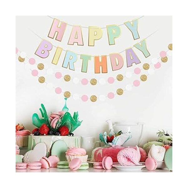 ZoZac Banner y decoraciones de feliz cumpleaños