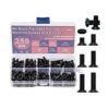 Zmbroll 250 tornillos de cabeza plana M4 tornillos_1