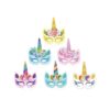 24 máscaras de unicornio para fiestas de cumpleaños de_1