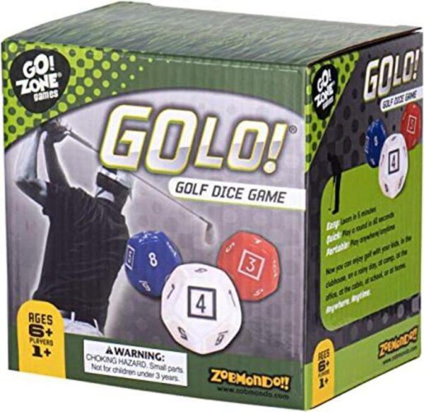 Zobmondo Juego de dados de golf GoLo para familias y_1