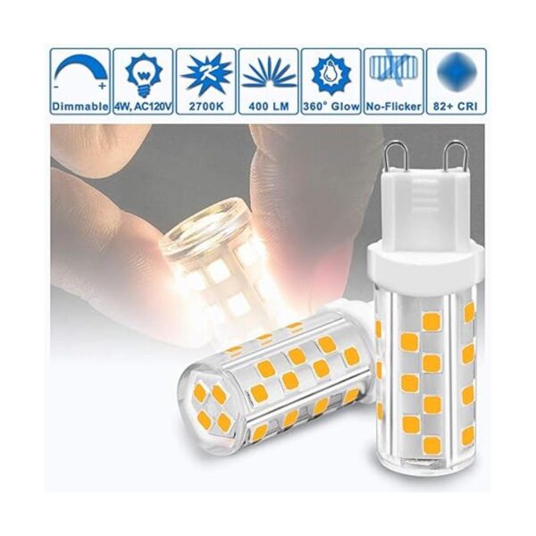 Ziomitus Bombillas LED G9 de 40 W 35 W de repuesto_2