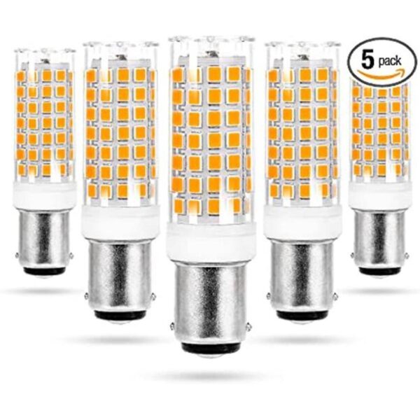 Ziomitus BA15D Bombillas LED de 120 V regulables 6 W base_1