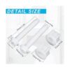 4 tornillos universales para bisagras de asiento de