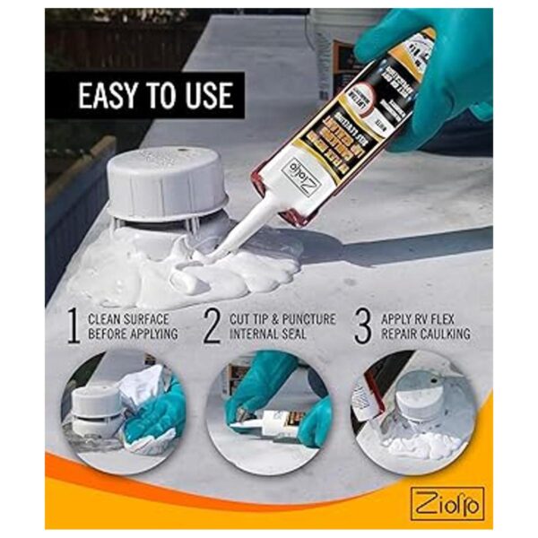 Ziollo RV Flex Repair sellador de solape para calafatear_3