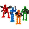 Zing Klikbot Juego completo de 4 figuras de acción con_1