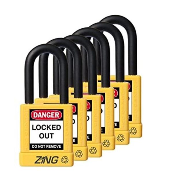 Candado de seguridad ZING RecycLock con llave maestra_1