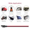 Zimuqi 2 cables de extensión SAE de 14 AWG de 13 pulgadas_4