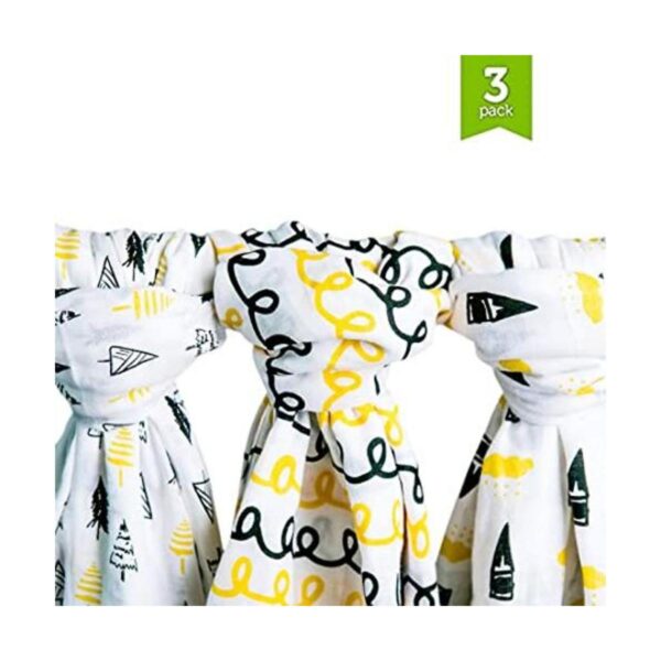 Mantas de muselina para envolver bebés 48 x 48 pulgadas_1
