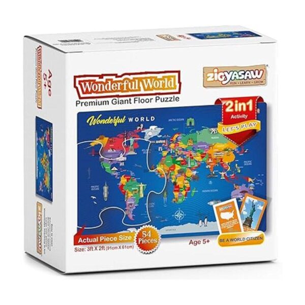 ZiGYASAW Rompecabezas gigante gigante y maravilloso mundo_2