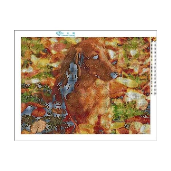 Zimal 5D DIY Pintura de diamante animal perro perro_2