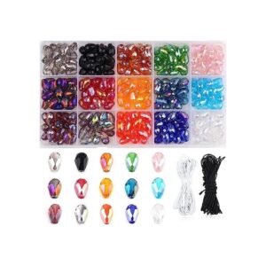 Zifengcer 300 cuentas de cristal para hacer joyas de 0.472_1