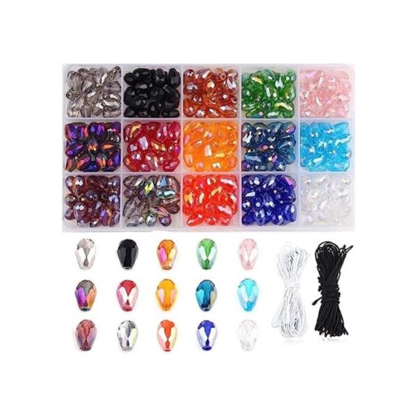 Zifengcer 300 cuentas de cristal para hacer joyas de 0.472_1