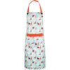 Zihuatailor Delantal impermeable para mujer con bolsillo