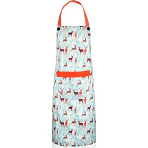 Zihuatailor Delantal impermeable para mujer con bolsillo