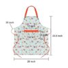 Zihuatailor Delantal impermeable para mujer con bolsillo