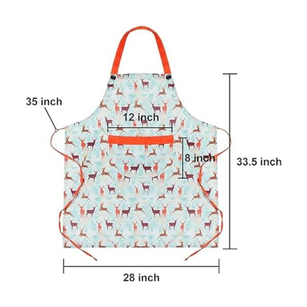 Zihuatailor Delantal impermeable para mujer con bolsillo