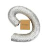 Manguera secadora de aluminio de 4 pulgadas de diámetro x