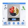 Zibet Báscula digital recargable de cocina de 33 lb_4