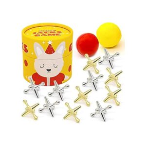 Juego de Jacks con pelota juguetes retro juego de fiesta_1