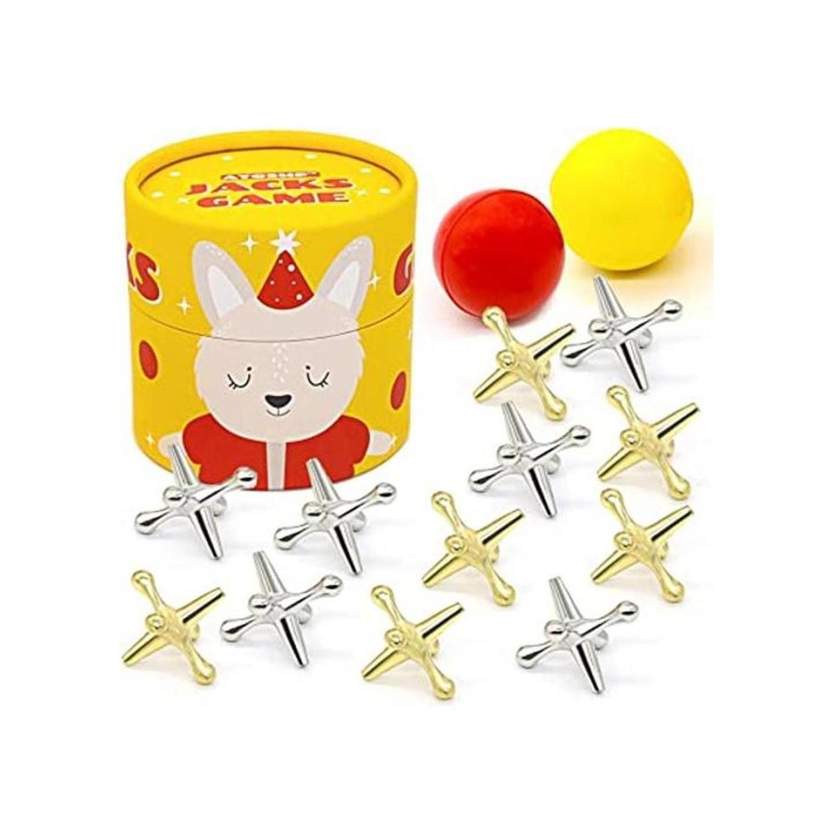 Juego de Jacks con pelota juguetes retro juego de fiesta