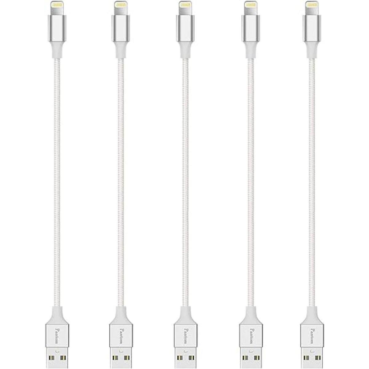 3 cables USB cortos 7 pulgadas para iPhone iPhone 6s6s