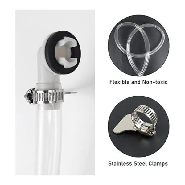 Flehomo Kit de drenaje de aire acondicionado tubo y