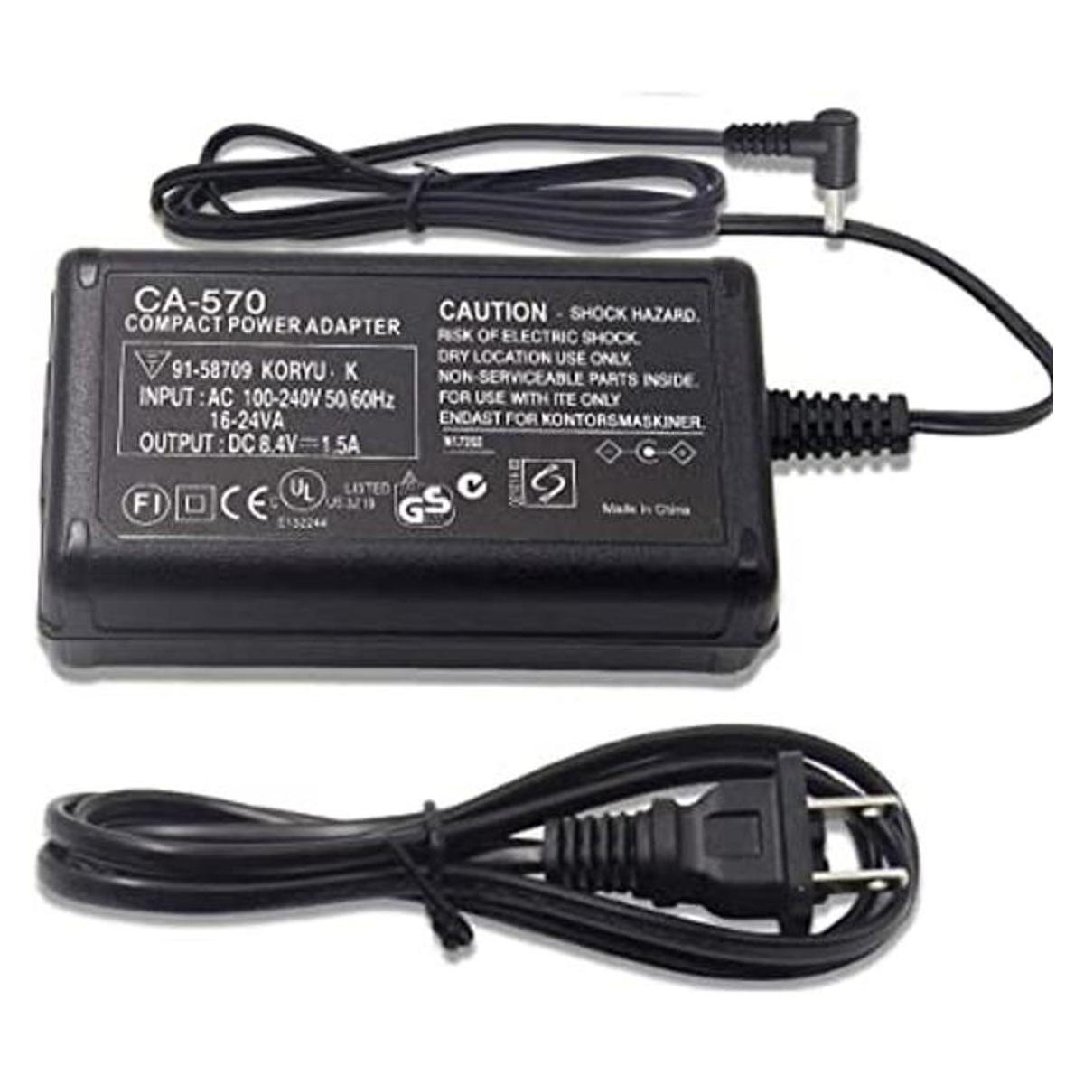 CA570 Adaptador de corriente compacto para Canon xa25
