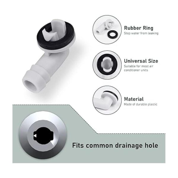 Flehomo Kit de drenaje de aire acondicionado tubo y