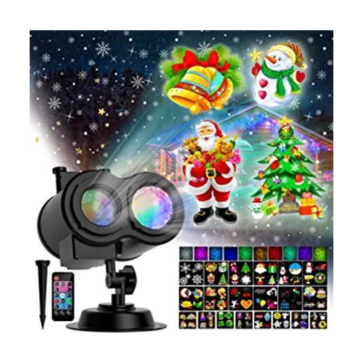 COOLWUFAN Luces de proyector de Navidad de Halloween para
