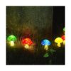 Paquete de 8 luces solares de hongos para decoración de_3