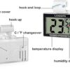 LXSZRPH termómetro de reptiles higrómetro HD LCD tanque de