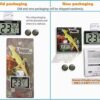 LXSZRPH termómetro de reptiles higrómetro HD LCD tanque de