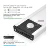 aceyoon Luz para debajo del gabinete luz recargable con_2