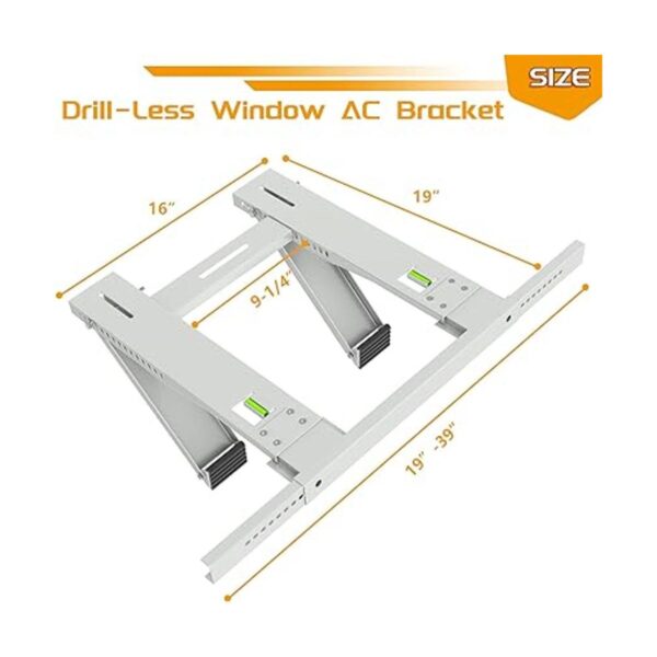 Powrocket Soporte de aire acondicionado para ventana sin_2