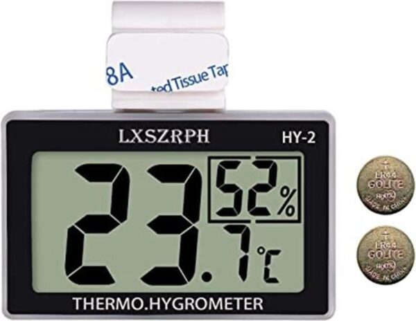 LXSZRPH termómetro de reptiles higrómetro HD LCD tanque de