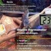 LXSZRPH termómetro de reptiles higrómetro HD LCD tanque de