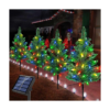Windpnn Paquete de 4 luces solares de estaca de jardín de_1